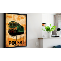 Plakat "Jestem z Polski"