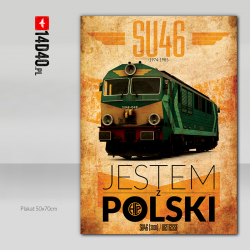 Plakat "Jestem z Polski"